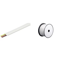 Goobay 100m Bulk Phone Cable White - High Quality, Durable & Reliable Connectivity, Perfect for Your Needs!